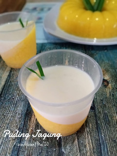 Foto resep Puding Jagung Vla Susu