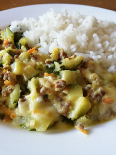 Una foto de Guiso de zapallo Italiano con carne