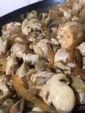 Salsa parisienne: pollo con champiñones y crema
