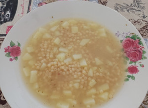 Una foto de Sopa fácil y rápida de fideos