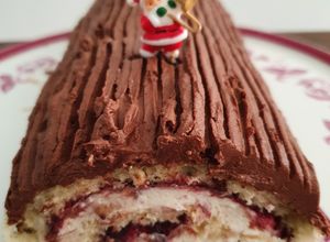 Foto de Bolo de amora com creme de mascarpone