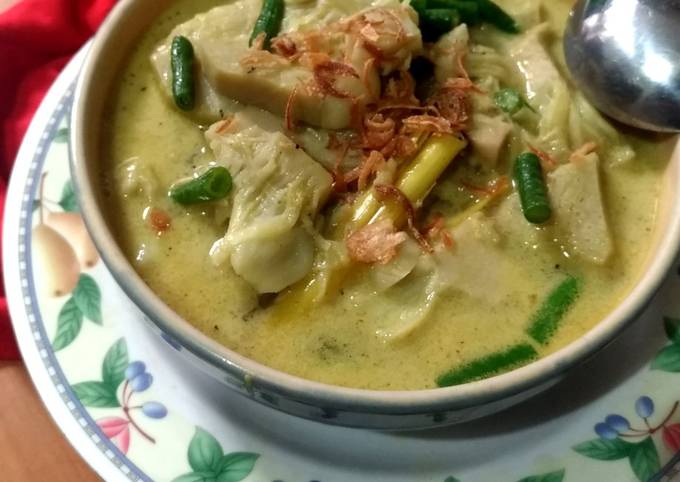 Ini dia! Resep enak buat 40. Gulai Nangka Bumbu Kuning dijamin sempurna