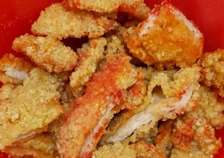 Langkah Mudah untuk Menyiapkan Ayam goreng shihlin snack taiwan yg lg buming Anti Gagal