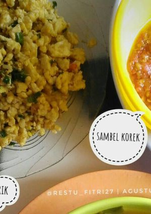 Foto resep Orak Arik Telur & Tahu
