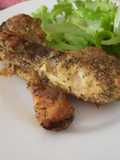 Cosce di pollo impanate alle erbe