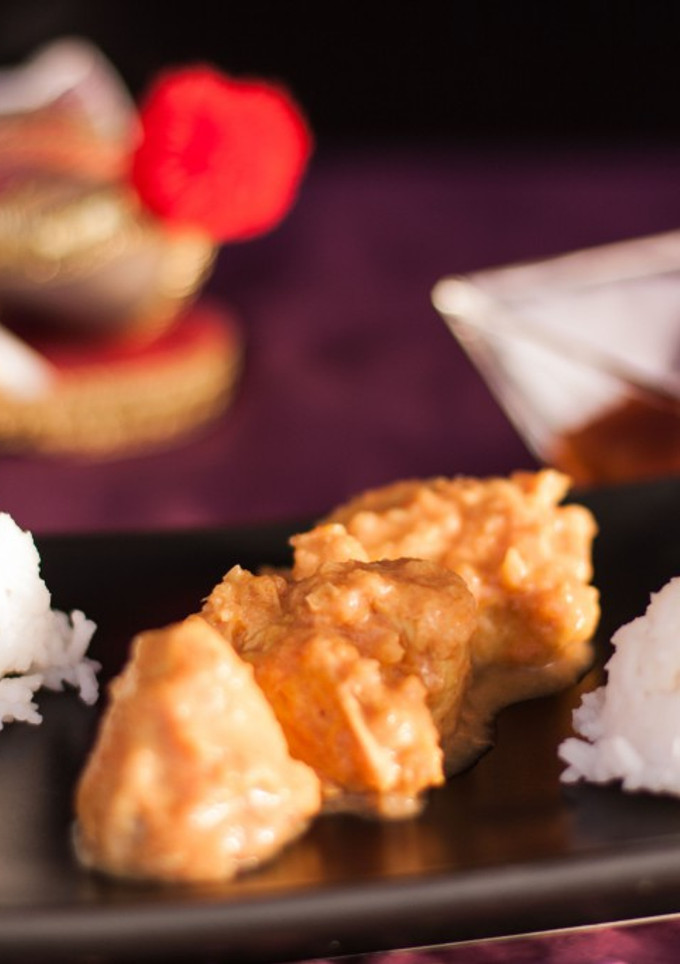 Una foto de Pollo al curry