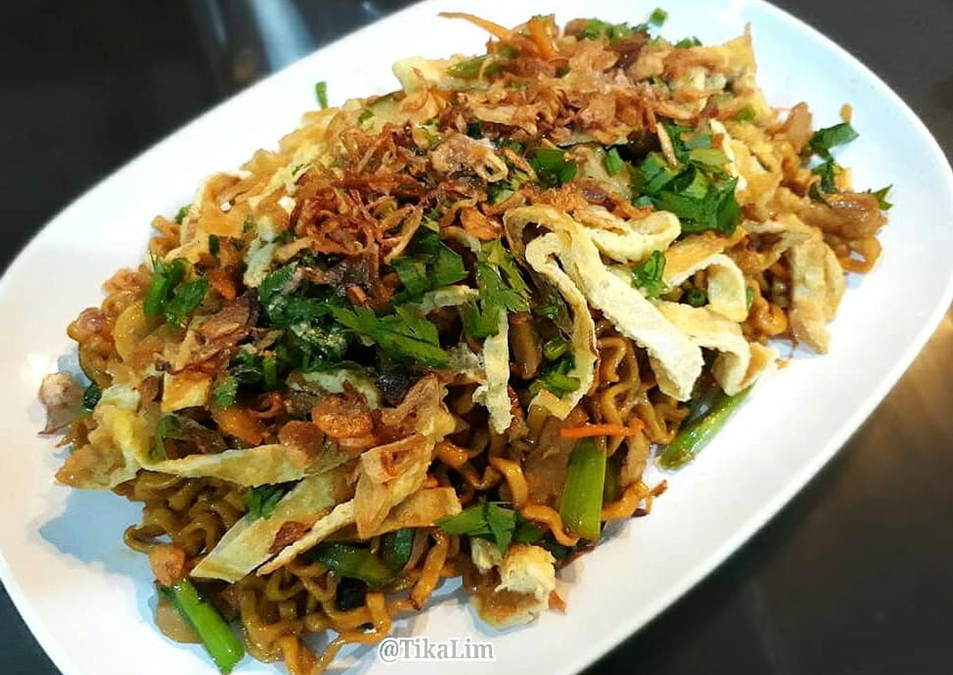 Mie goreng ultah khas bangka