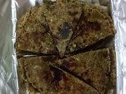 A picture of maize flour paratha