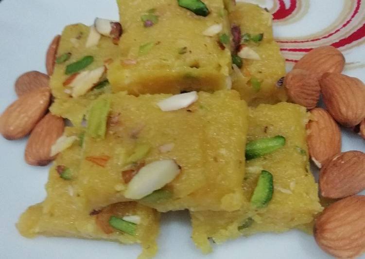 How to Prepare Quick Mango Burfi