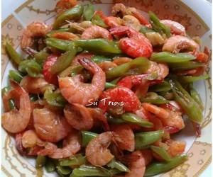 Resep mudah Tumis Buncis Udang Gurih Mantul