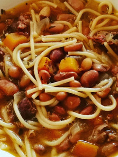 Una foto de Porotos con rienda :)