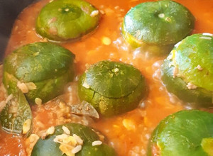 Una foto de Zapallitos verdes rellenos