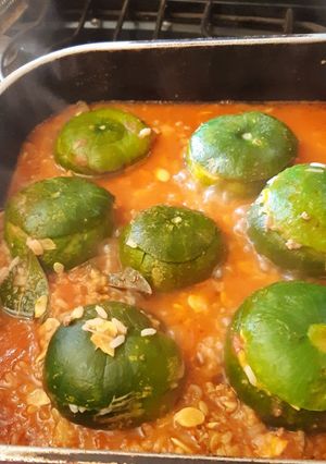 Una foto de Zapallitos verdes rellenos