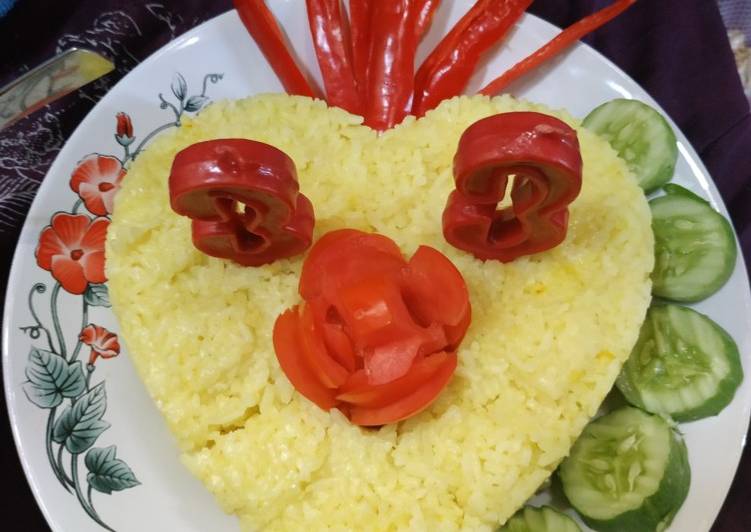 Nasi kuning love untuk yang tercintah 🤭