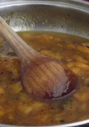 Una foto de Dulce calabaza y jalapeños