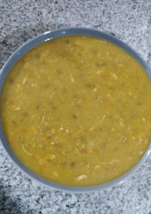 عکسی از دستور پُتاژ عدس