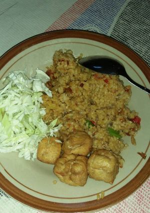 Foto resep Nasi goreng tahu nikmattt