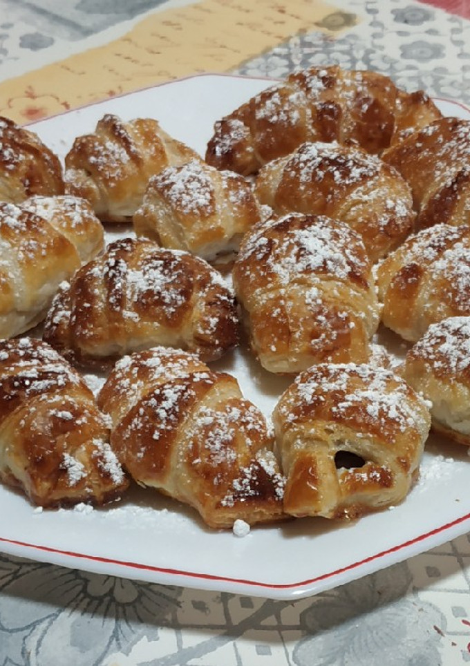Una foto de Croissant de chocolate