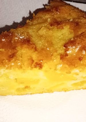 Una foto de Torta húmeda de durazno