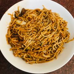 Soya chowmein A picture of Soya chowmein.