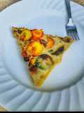 Steamed egg and plantain frittata