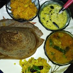 A picture of Ragi dosa.