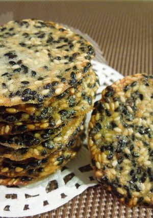 芝麻脆片 的食譜成品照片