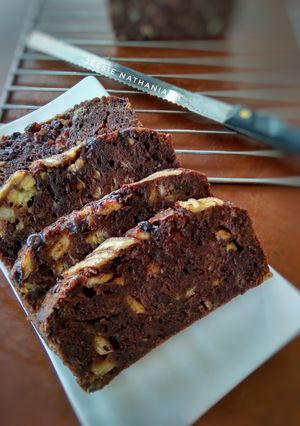 Foto resep Banana choco cake no mixer(moisttt ❤️)🍌🍫
