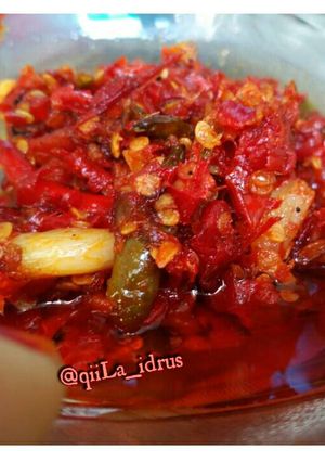Foto resep Sambel Pedas Merah Menggoda