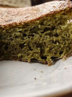 Una foto de Bizcocho de té macha