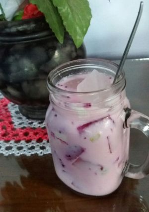 Foto resep Milky Iced Jelly Fruity