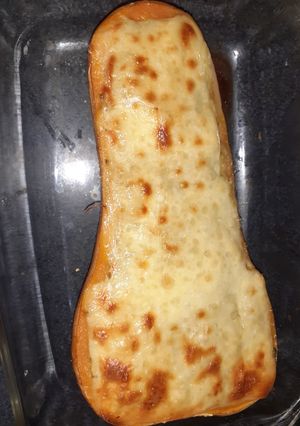 Una foto de Calabacín relleno de coliflor