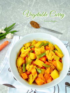 Foto resep Vegetable Curry