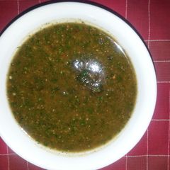 A picture of Argentinean Chimmichurri Sauce.