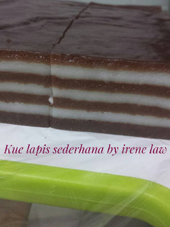 Foto resep Kue lapis sederhana