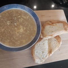 A picture of Chicken Corn Soup.