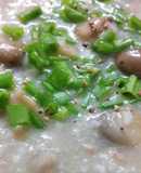 Cháo thịt xay nấm rơm