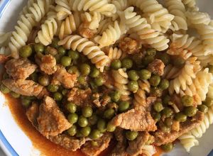 Zöldborsós tokány recept fotója
