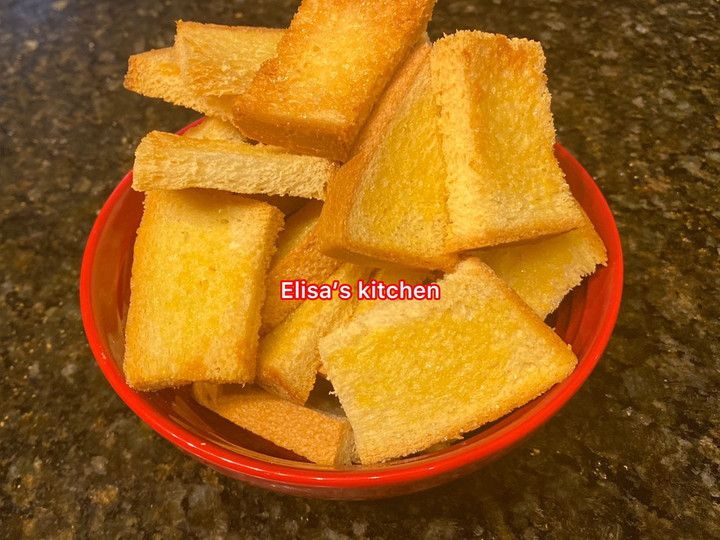 Cara Gampang Membuat Bagelen roti tawar, Enak