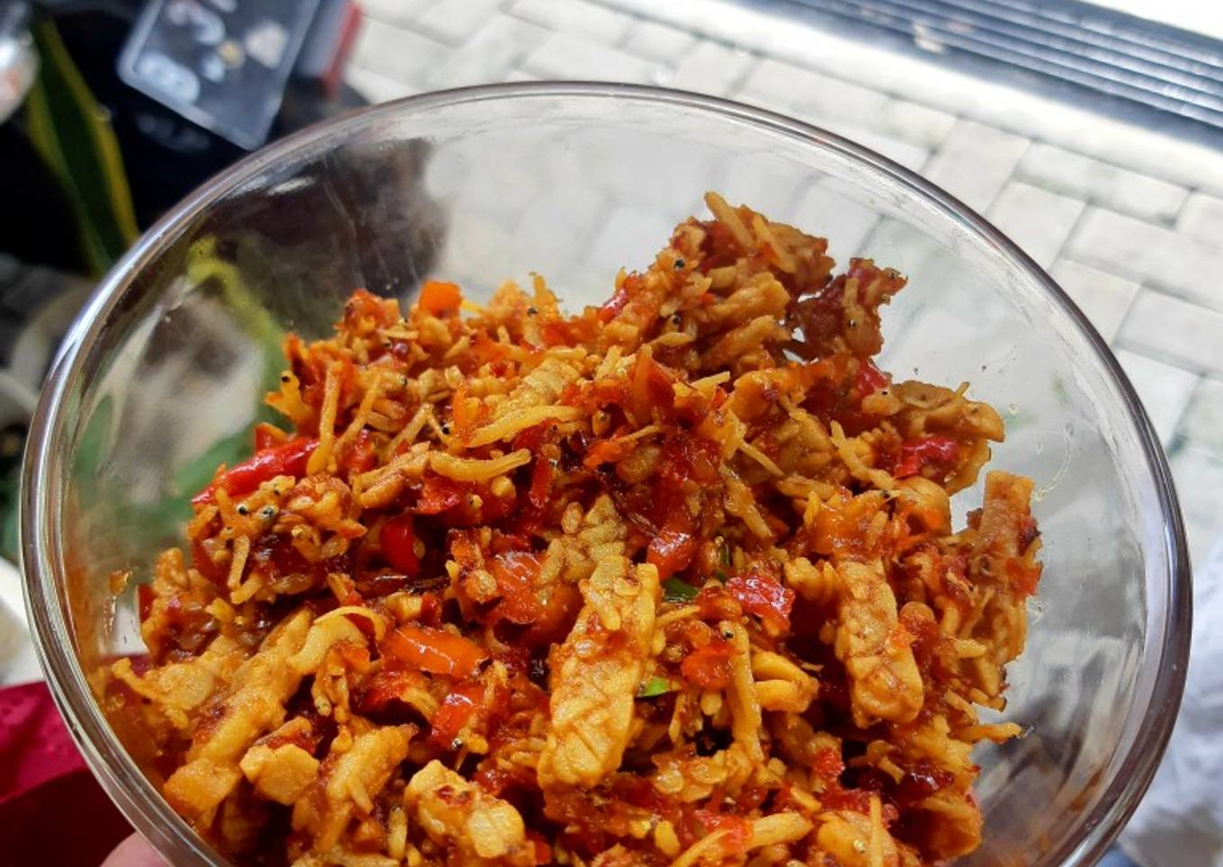 Sambal teri medan x tempe