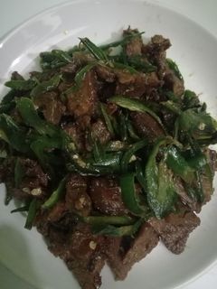 Foto resep Oseng Daging Cabe Ijo