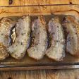 Poitrine de porc marinée au miel citron thym et gingembre