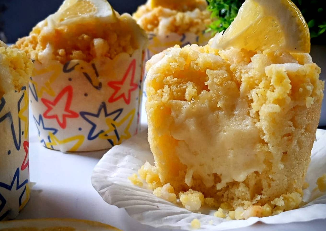 Lemon Cream Cheese Muffins