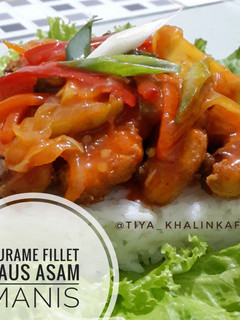 Foto resep Gurame fillet saus asam manis