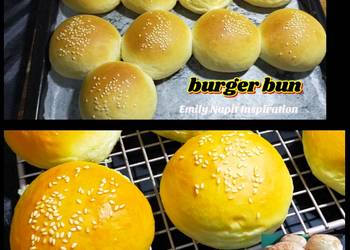 Resep Mudah Roti burger rumahan Ala Warteg