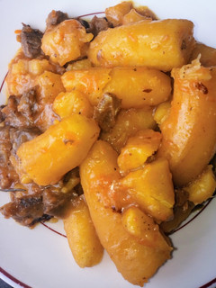 A picture of One pot matoke beef.