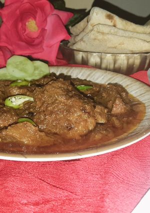 A picture of Beef qorma.