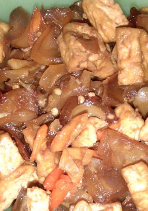 Foto resep Tumis kikil+tahu