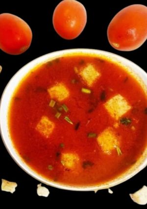 A picture of Tomato soup.