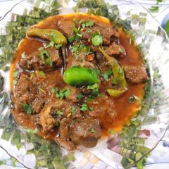 Colorful Mutton karahi A picture of Colorful Mutton karahi.